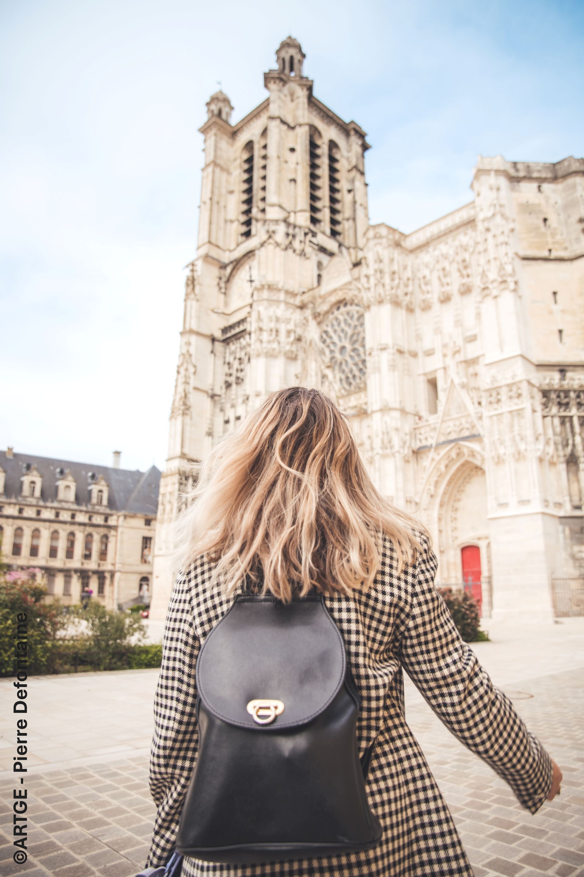 Balade devant la Cathédrale de Troyes © ARTGE - Pierre Defontaine